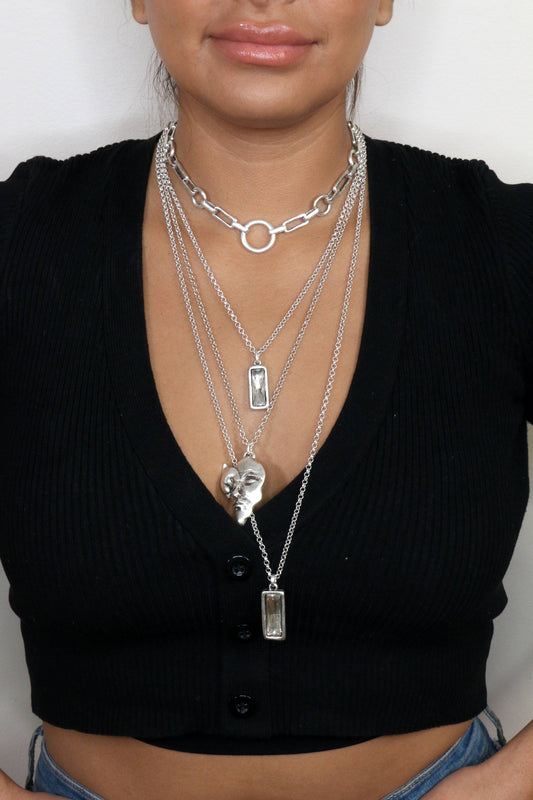 The Ancient Bazaar Jewelry Pewter Necklace