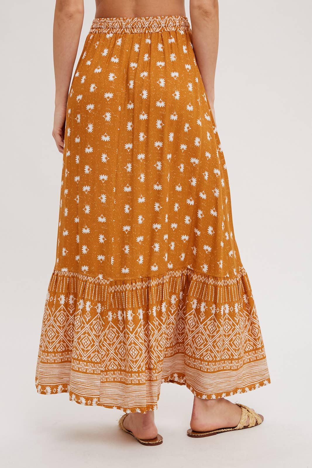 Bluivy - BOHO PRINT MAXI SKIRT