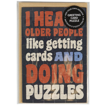 Questionables - Doing Puzzles Puzzle Card