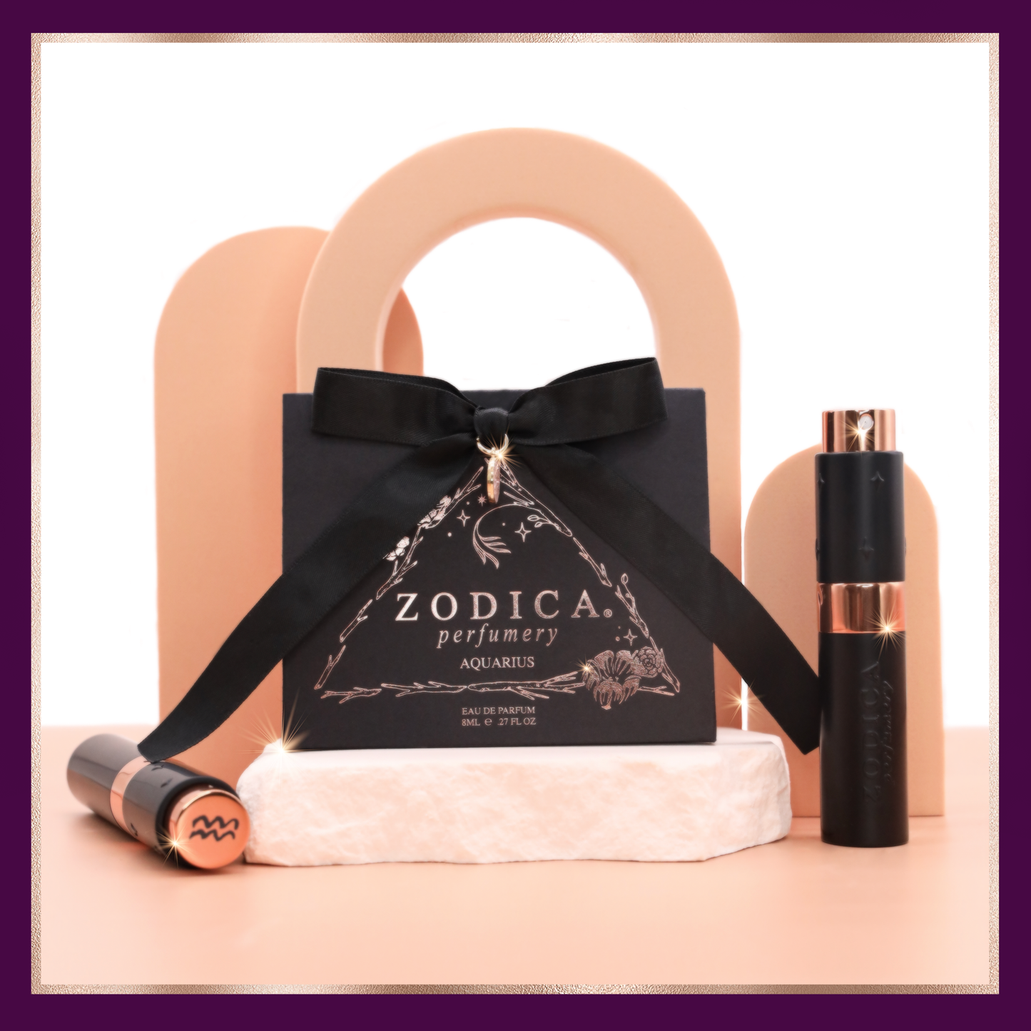 Zodica Perfumery - Zodiac Perfume Twist & Spritz Travel Spray Gift Set 8ml: Cancer