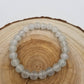 CHAKRA JEWELRY - 8MM Energy Natural Stone Beads Yoga Bracelet: Blue Stripe