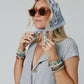 Love Full Paisley Bandana- Blue