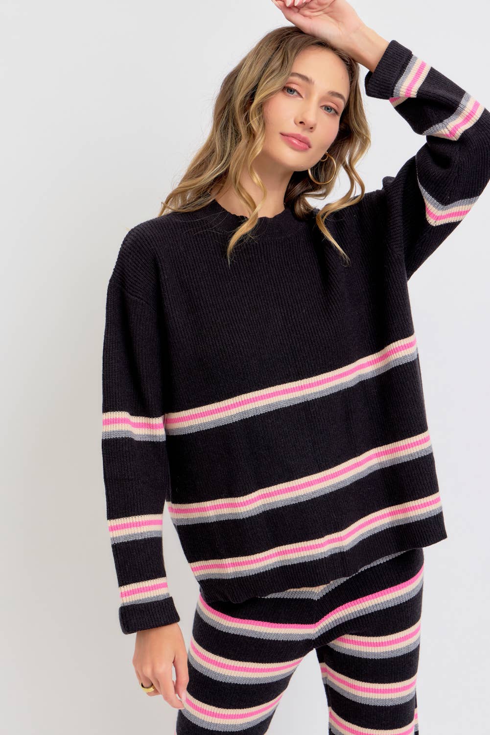 Sweet Lovely by Jen - PULLOVER CASUAL KNIT TOP