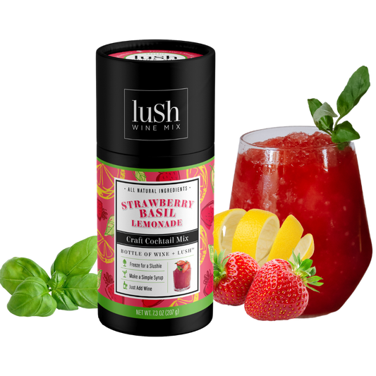 Lush Wine Mix - Strawberry Basil Lemonade Singles