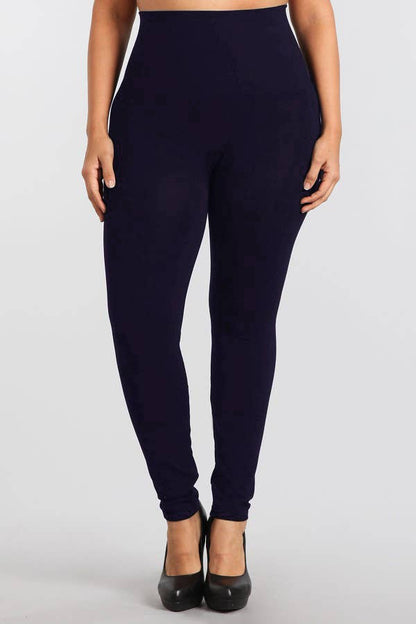 M.Rena - The Tummy Tuck Legging: Full Length / Regular Size / Black