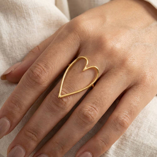 Anarchy Street - Heart Cut Out Ring