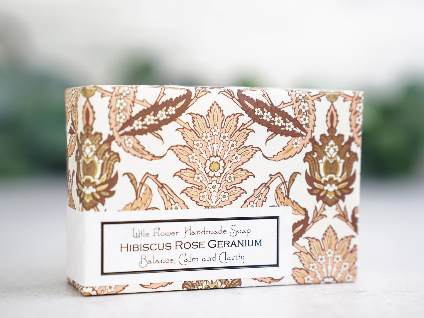 The Little Flower Soap Co - Hibiscus Rose Geranium Handmade Soap