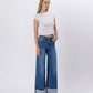 Lovervet by VERVET - HIGH RISE CUFFED WIDE JEANS LV1592