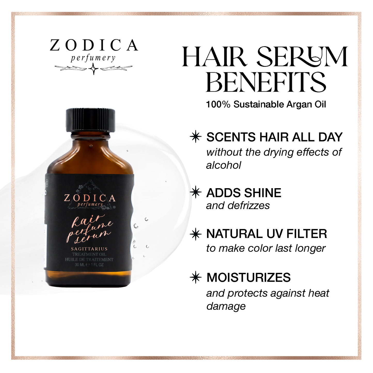 Zodica Perfumery - Zodiac Hair Perfume Serum 1oz
